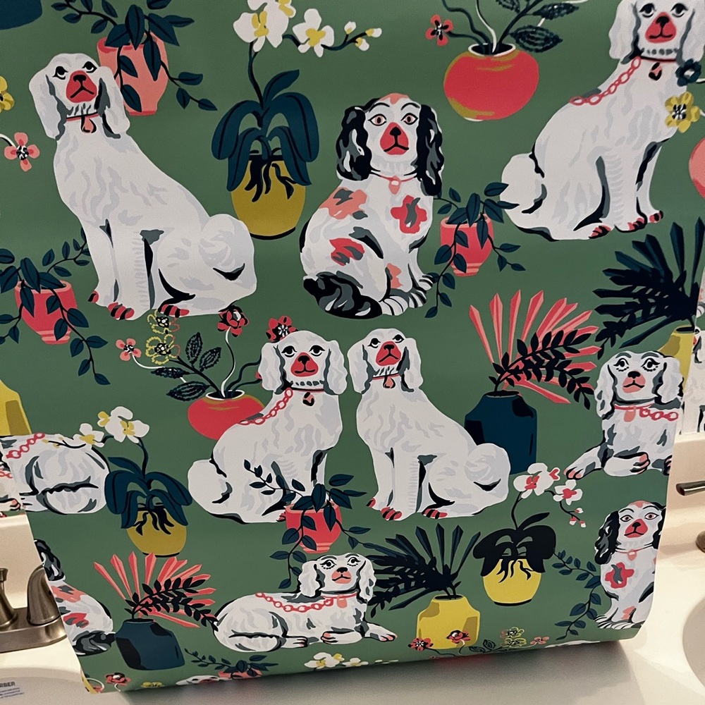 Print fresh spaniel dog wall paper